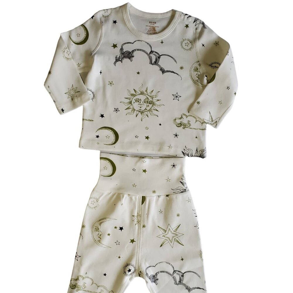 Organic Celestial Baby Pajama Set